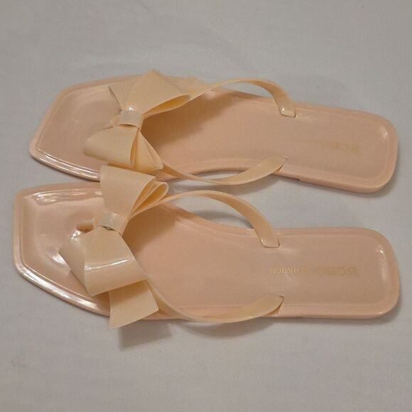 BRAND NEW GCBGENERATION LIMA BOWNOT DESIGN SLIP ON SANDALS - Picture 10 of 14